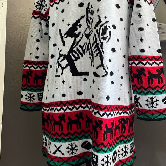 Holiday Open-Front Cardigan - size SMALL - Picture 4 of 16